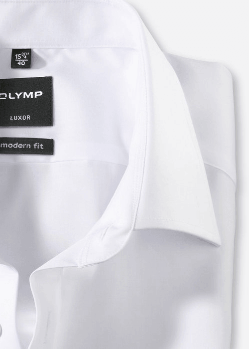 Chemise manches courtes OLYMP blanche - Georgespaul