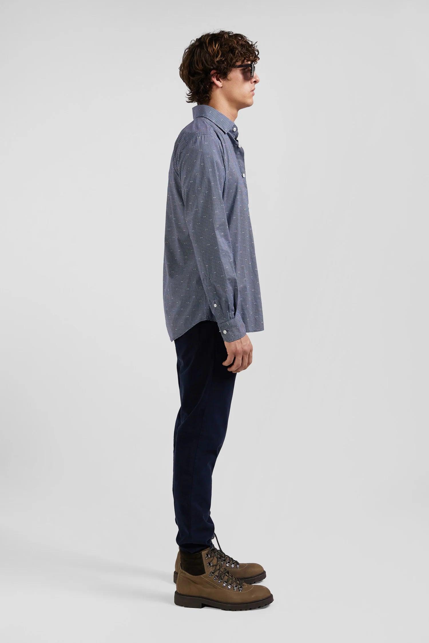 Chemise à motifs Eden Park marine - Georgespaul