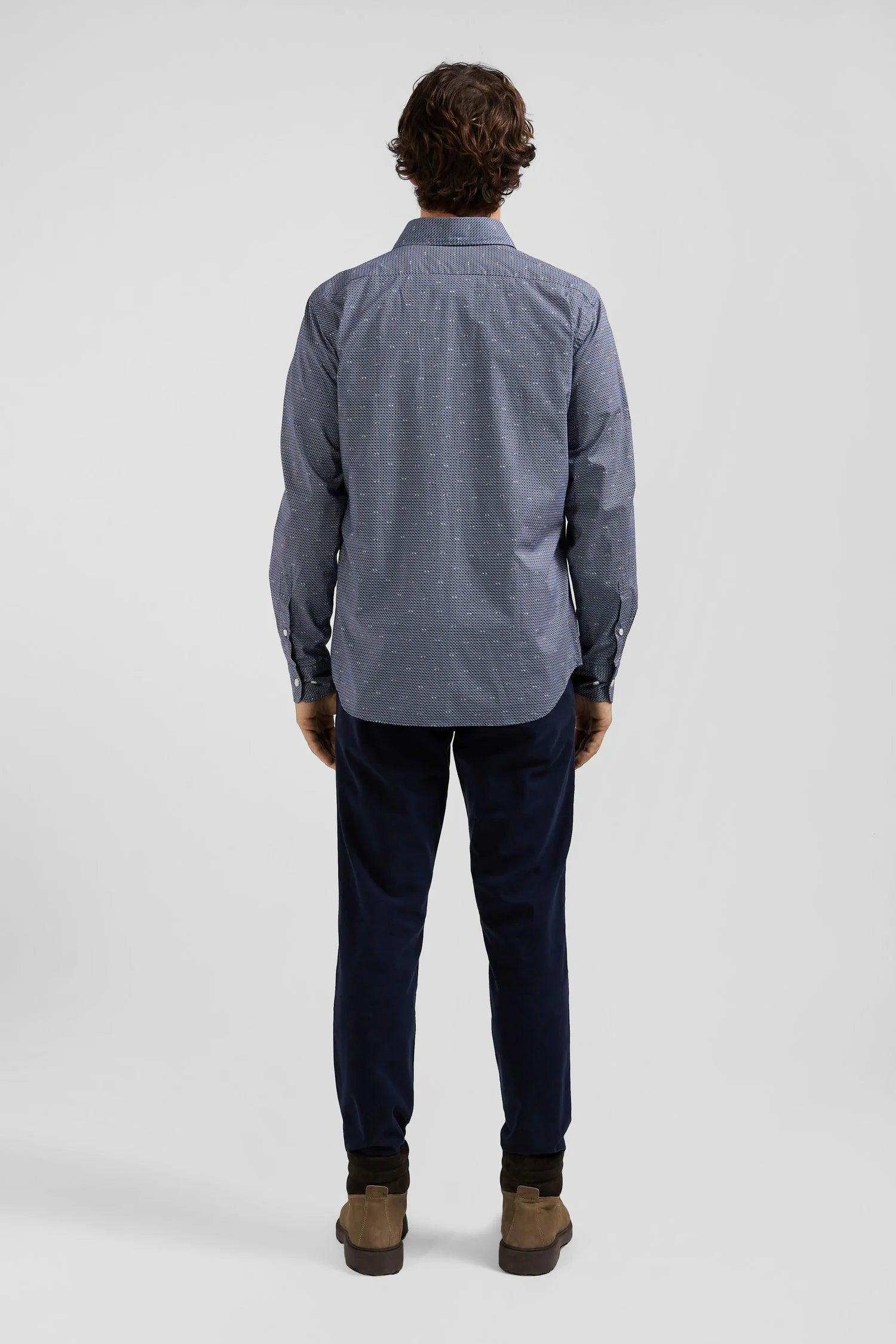 Chemise à motifs Eden Park marine - Georgespaul