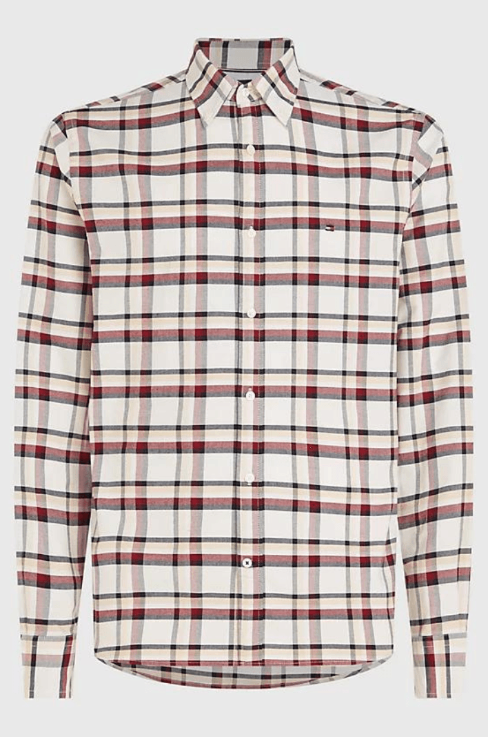 Chemise à carreaux Tommy Hilfiger en coton bio - Georgespaul