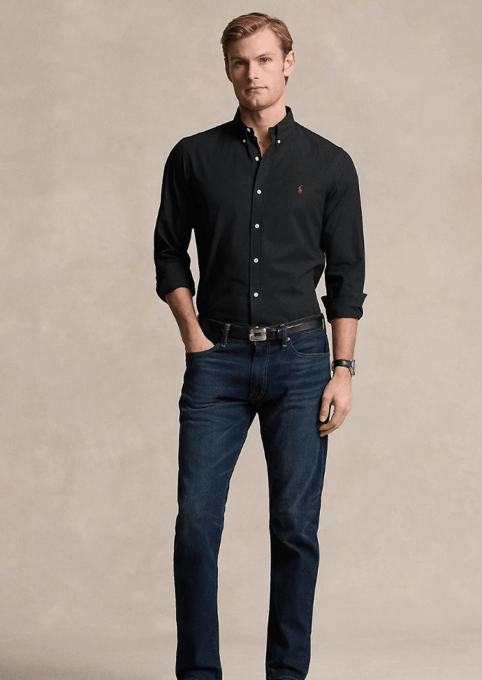 Chemise Ralph Lauren noire - Georgespaul