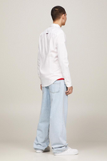 Charger l&#39;image dans la galerie, Chemise ajustée Tommy Jeans blanche
