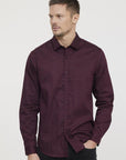 Chemise à motifs Lee Cooper bordeaux