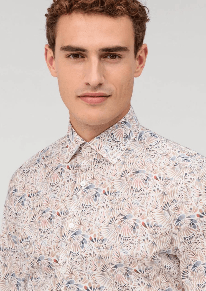 Chemise OLYMP beige - Georgespaul