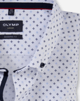 Chemise à motifs OLYMP blanche - Georgespaul