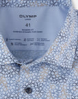 Chemise à motifs OLYMP bleue pour homme | Georgespaul 