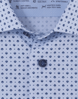 Chemise à motifs OLYMP bleue - Georgespaul