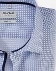 Chemise à motifs OLYMP bleue - Georgespaul