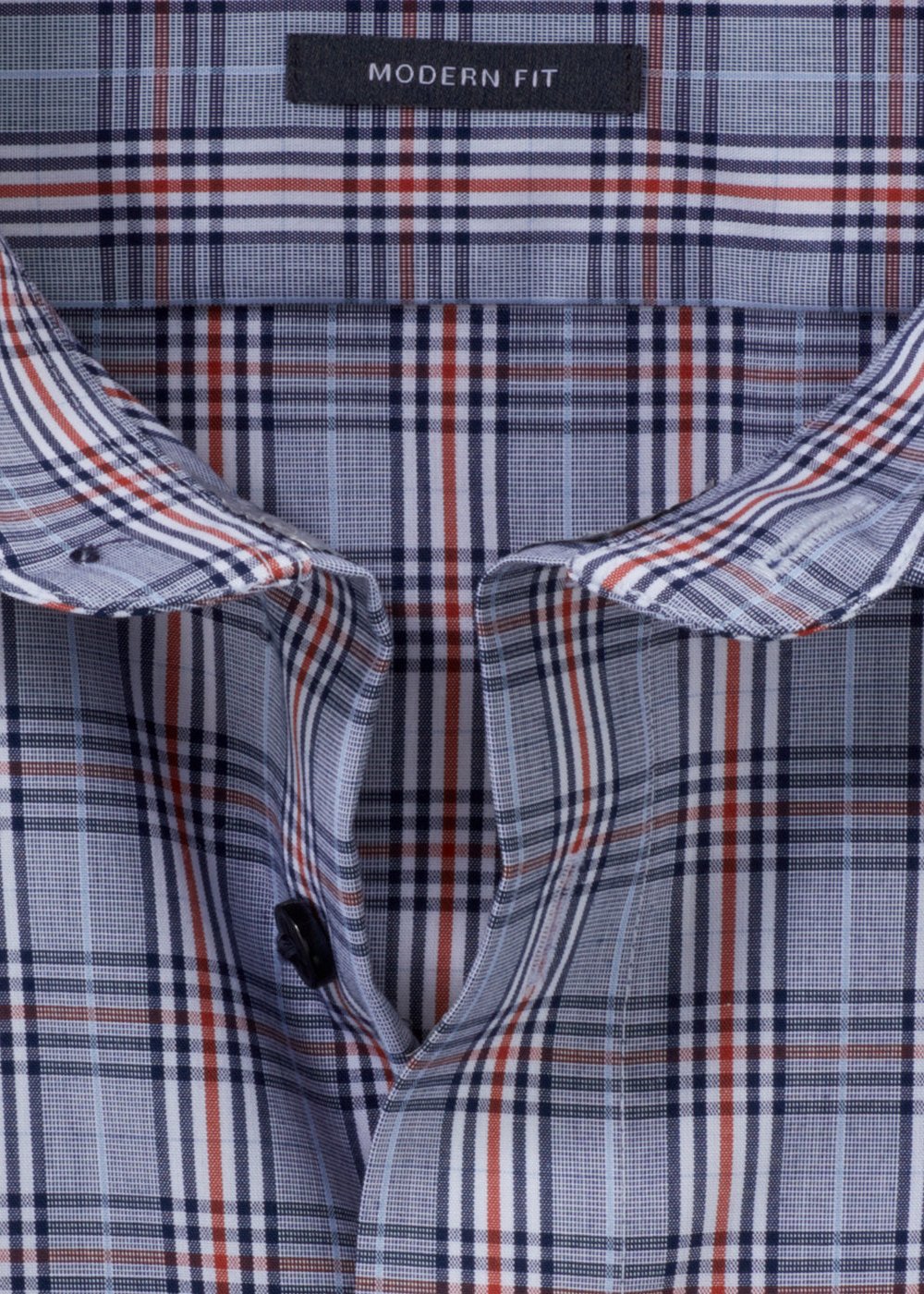 Chemise à motifs OLYMP marine pour homme | Georgespaul 