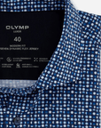 Chemise à motifs OLYMP marine - Georgespaul