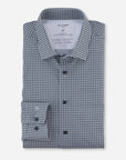 Chemise à motifs OLYMP marine pour homme | Georgespaul