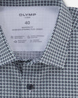 Chemise à motifs OLYMP marine pour homme | Georgespaul