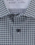 Chemise à motifs OLYMP marine pour homme | Georgespaul