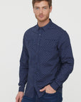 Chemise à motifs Lee Cooper marine - Georgespaul