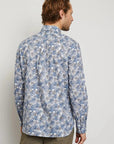 Chemise fleurie Eden Park bleue - Georgespaul