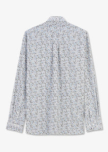 Chemise fleurie Eden Park bleu clair en coton pour homme I Georgespaul