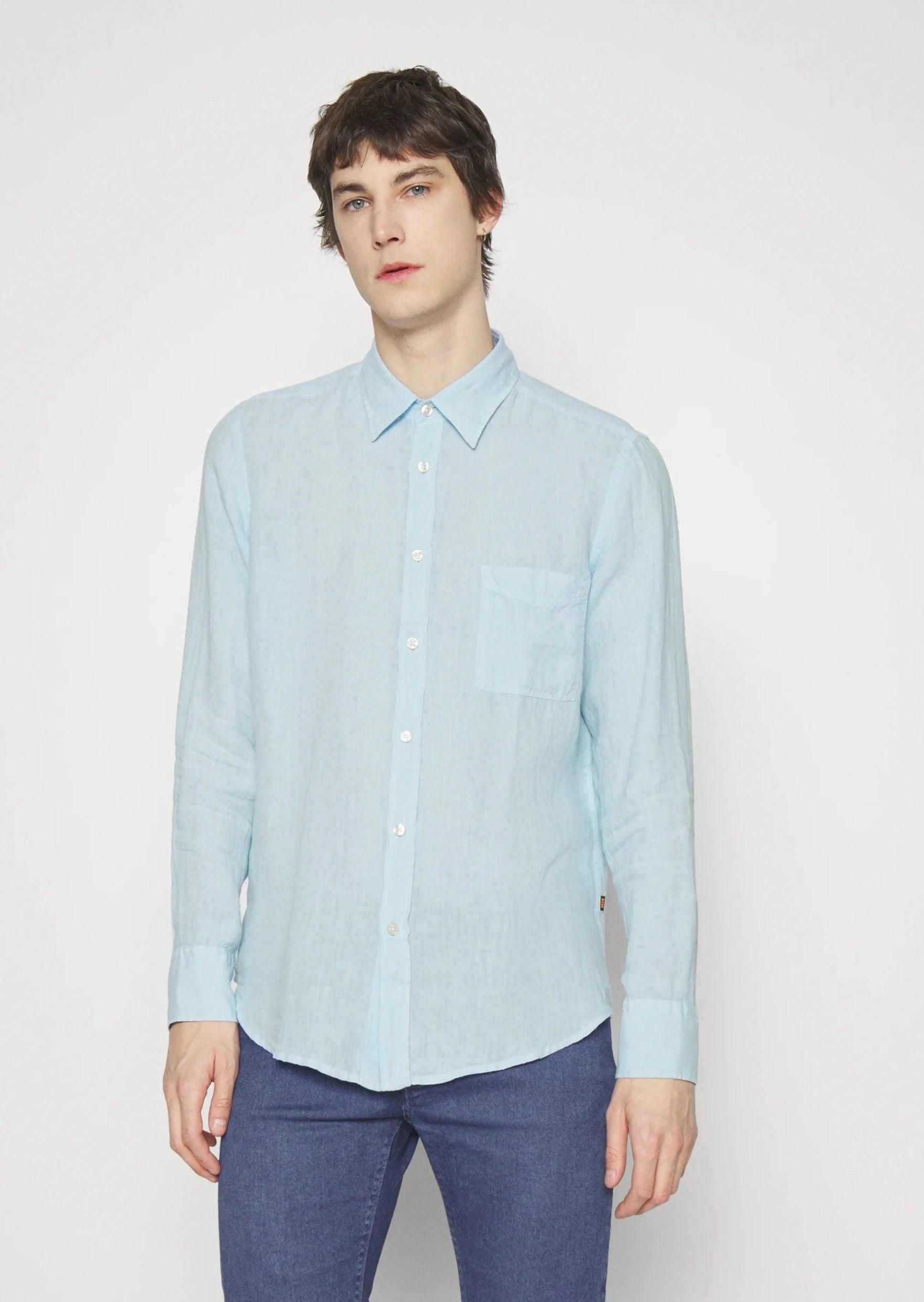 Chemise BOSS bleue - Georgespaul