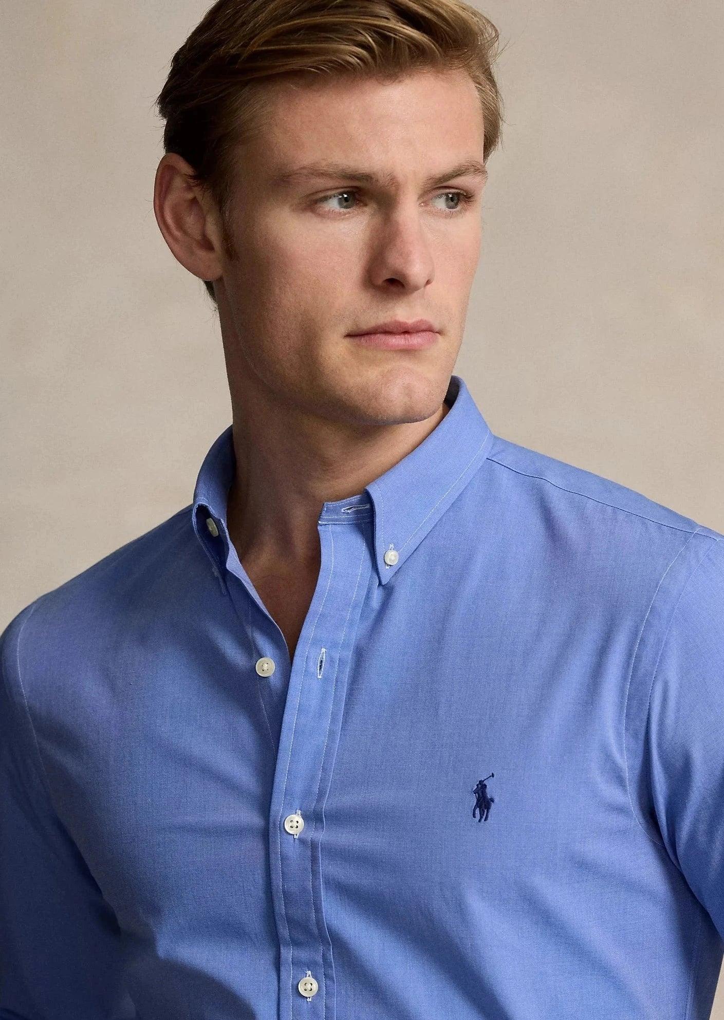 Chemise Ralph Lauren bleue - Georgespaul