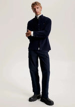 Charger l&#39;image dans la galerie, Chemise homme Tommy Hilfiger marine en velours côtelé | Georgespaul 
