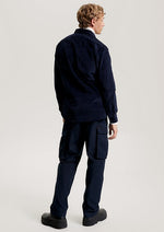 Charger l&#39;image dans la galerie, Chemise homme Tommy Hilfiger marine en velours côtelé | Georgespaul 
