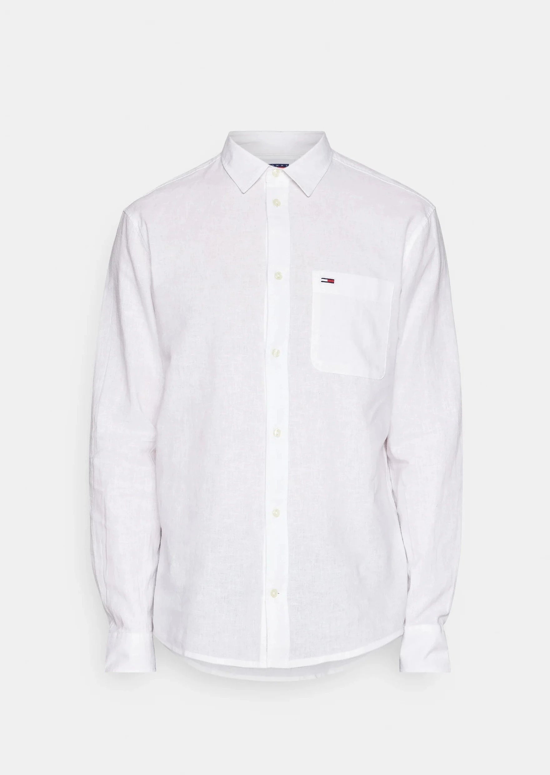 Chemise homme Tommy Jeans blanche en lin | Georgespaul