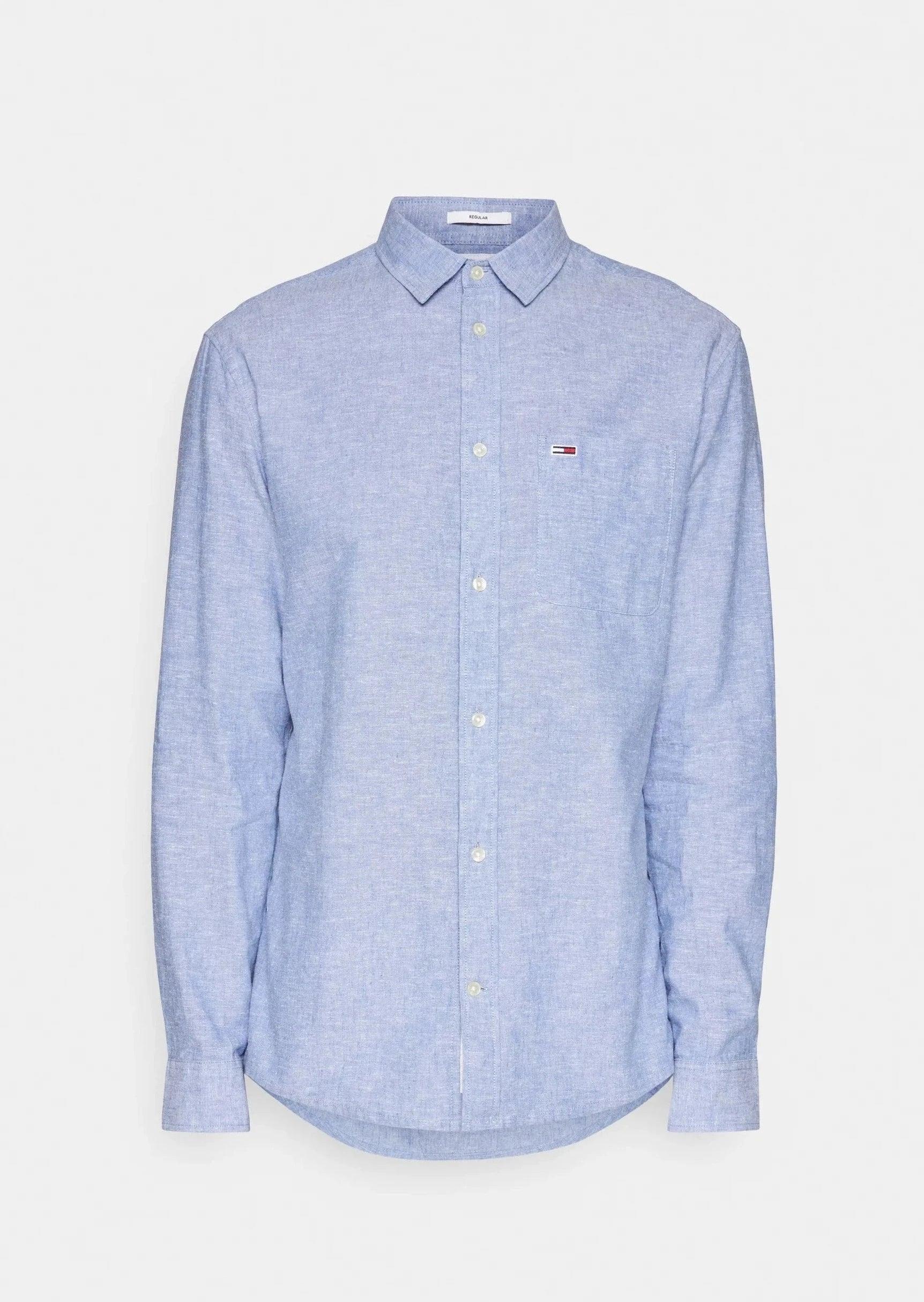 Chemise Tommy Jeans bleue - Georgespaul