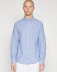 Chemise Tommy Jeans bleue - Georgespaul