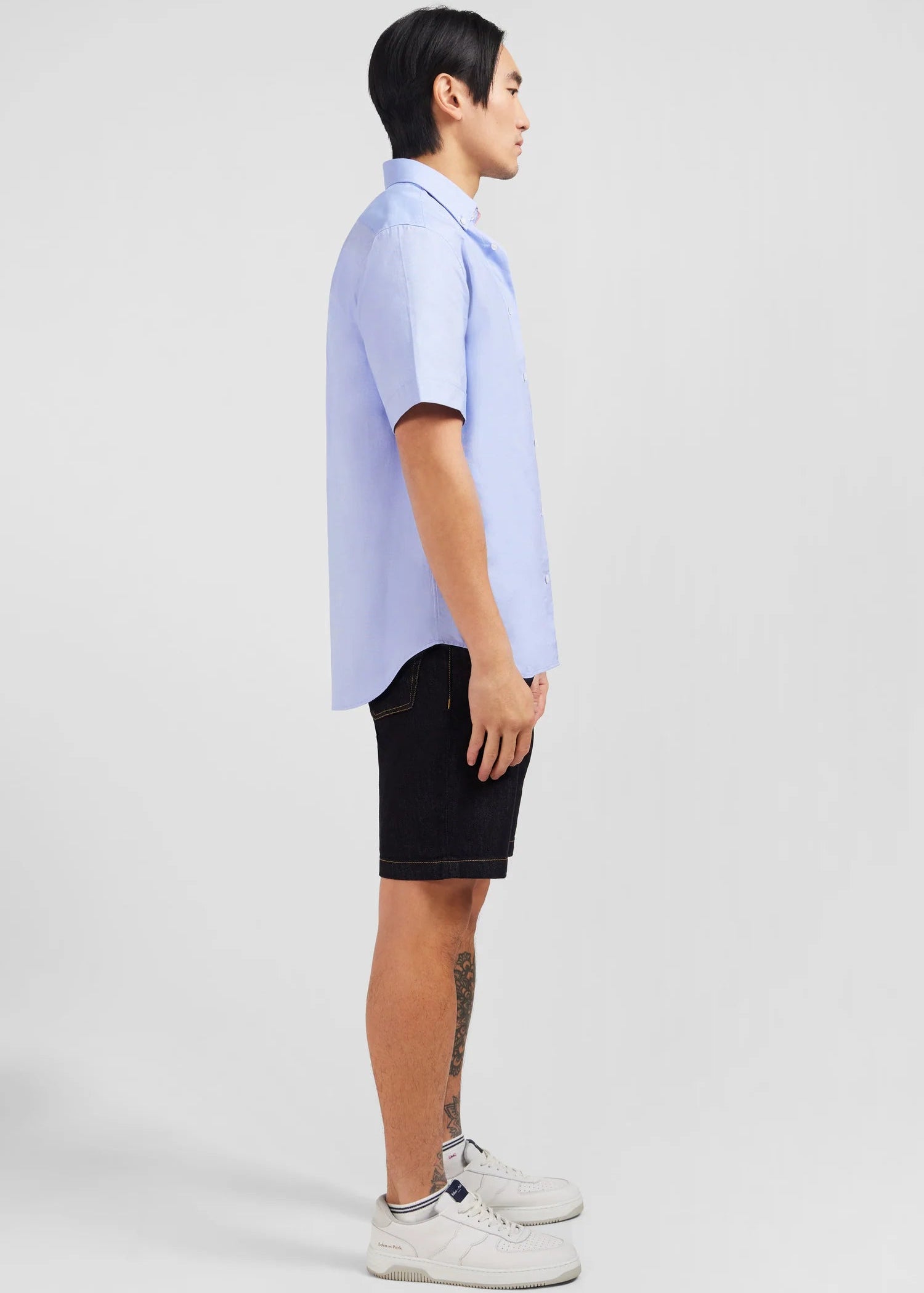 Chemise manches courtes Eden Park bleue | Georgespaul