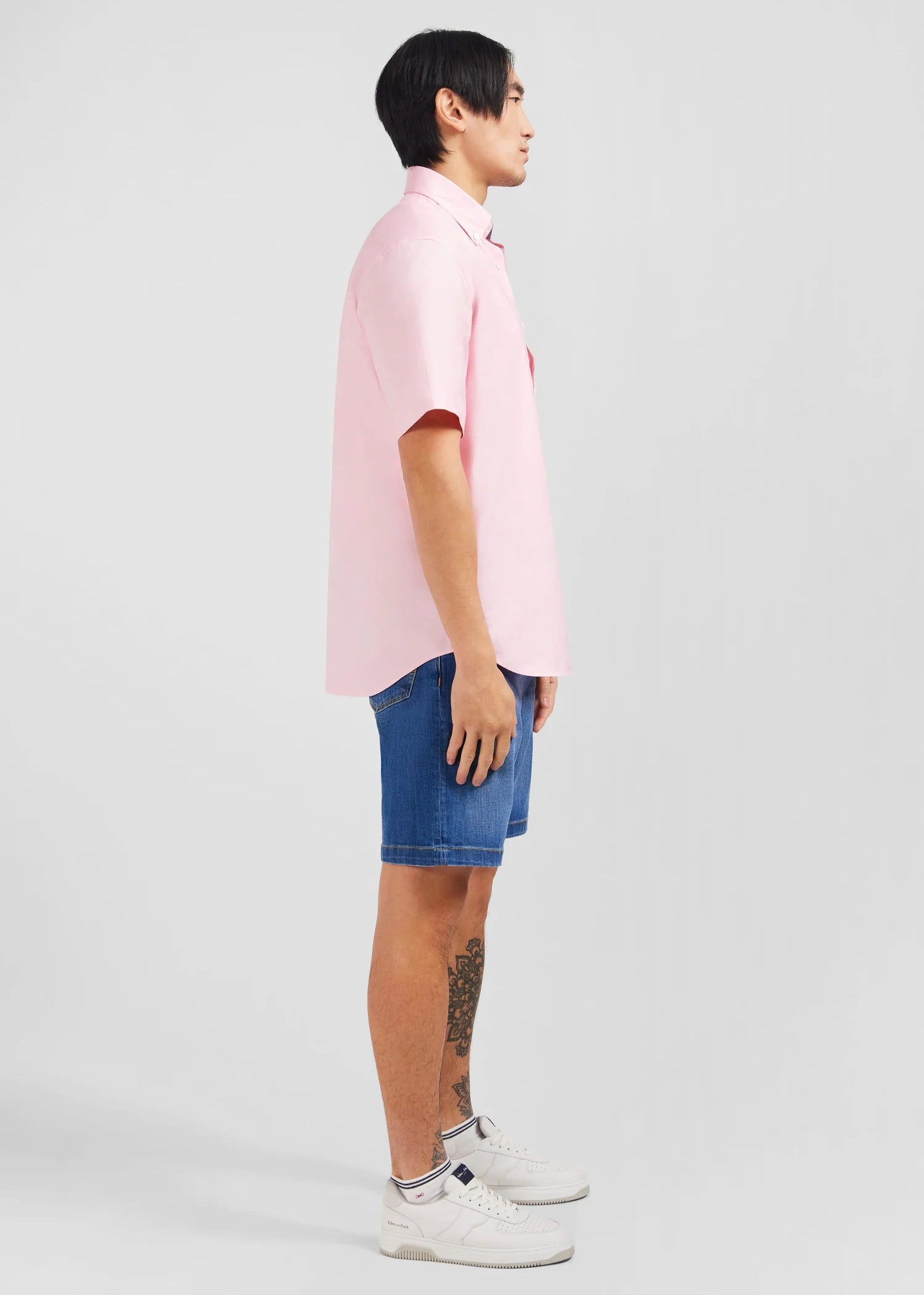 Chemise manches courtes homme Eden Park rose | Georgespaul