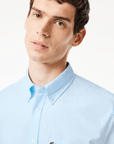 Chemise manches courtes Lacoste bleue - Georgespaul