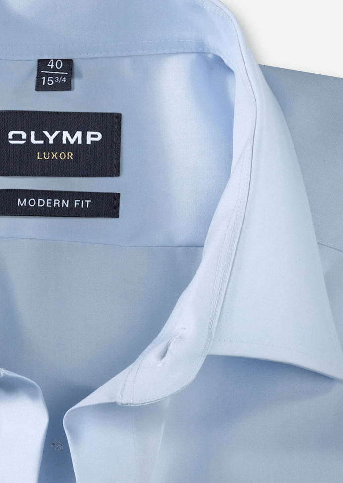 Chemise manches courtes OLYMP bleue - Georgespaul