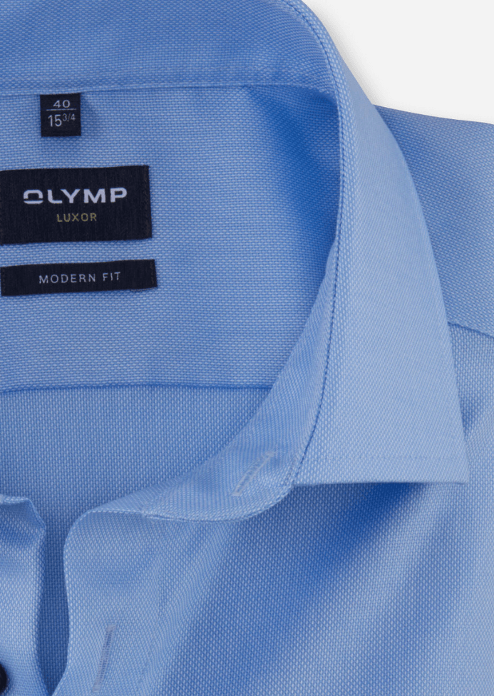 Chemise manches courtes OLYMP bleue - Georgespaul