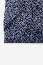 Charger l&#39;image dans la galerie, Chemise manches courtes à motifs OLYMP marine
