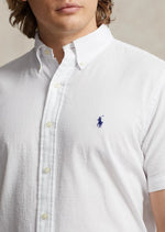 Charger l&#39;image dans la galerie, Chemise manches courtes homme Ralph Lauren ajustée blanche I Georgespaul
