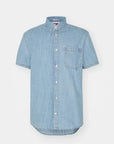 Chemise manches courtes Tommy Jeans bleue - Georgespaul