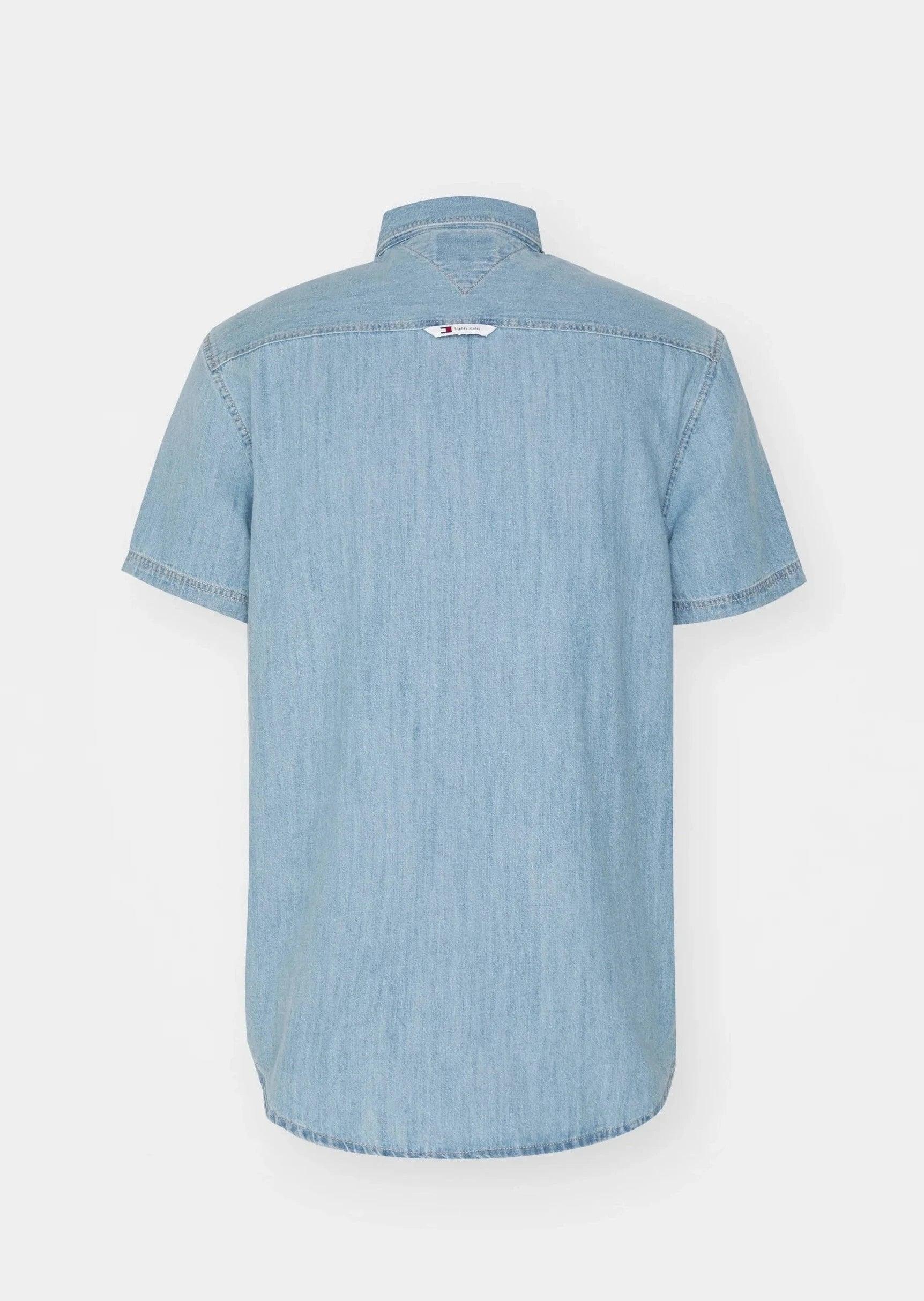 Chemise manches courtes Tommy Jeans bleue - Georgespaul