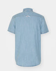 Chemise manches courtes Tommy Jeans bleue - Georgespaul