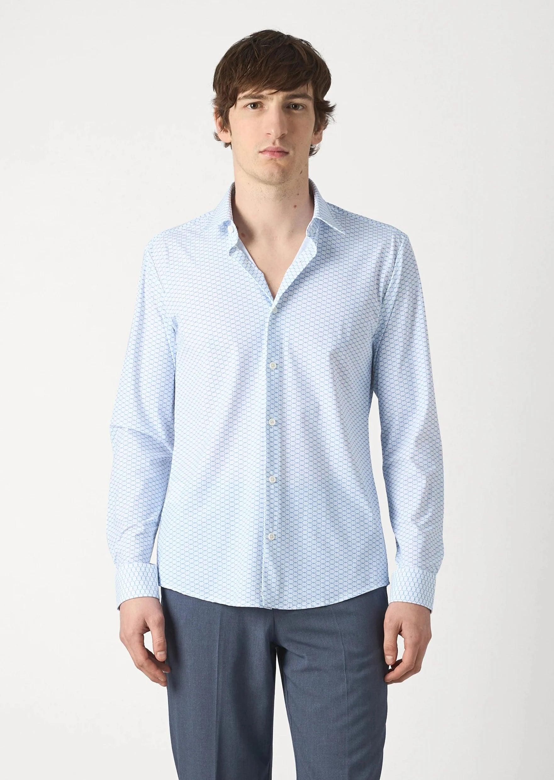 Chemise BOSS bleue - Georgespaul