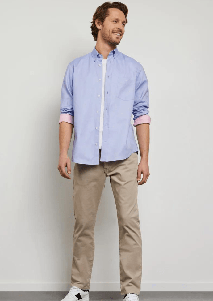 Chemise Eden Park bleue - Georgespaul