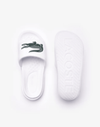 Claquettes Lacoste blanches - Georgespaul