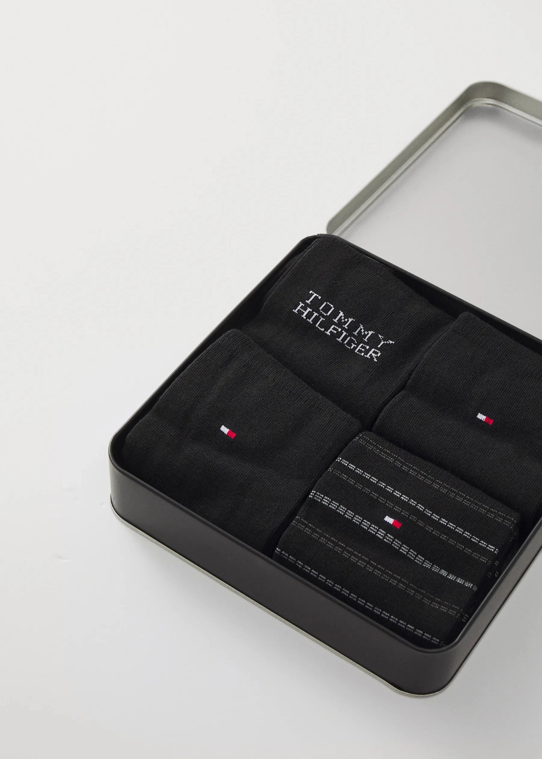 Coffret chaussettes Tommy Hilfiger noires | Georgespaul