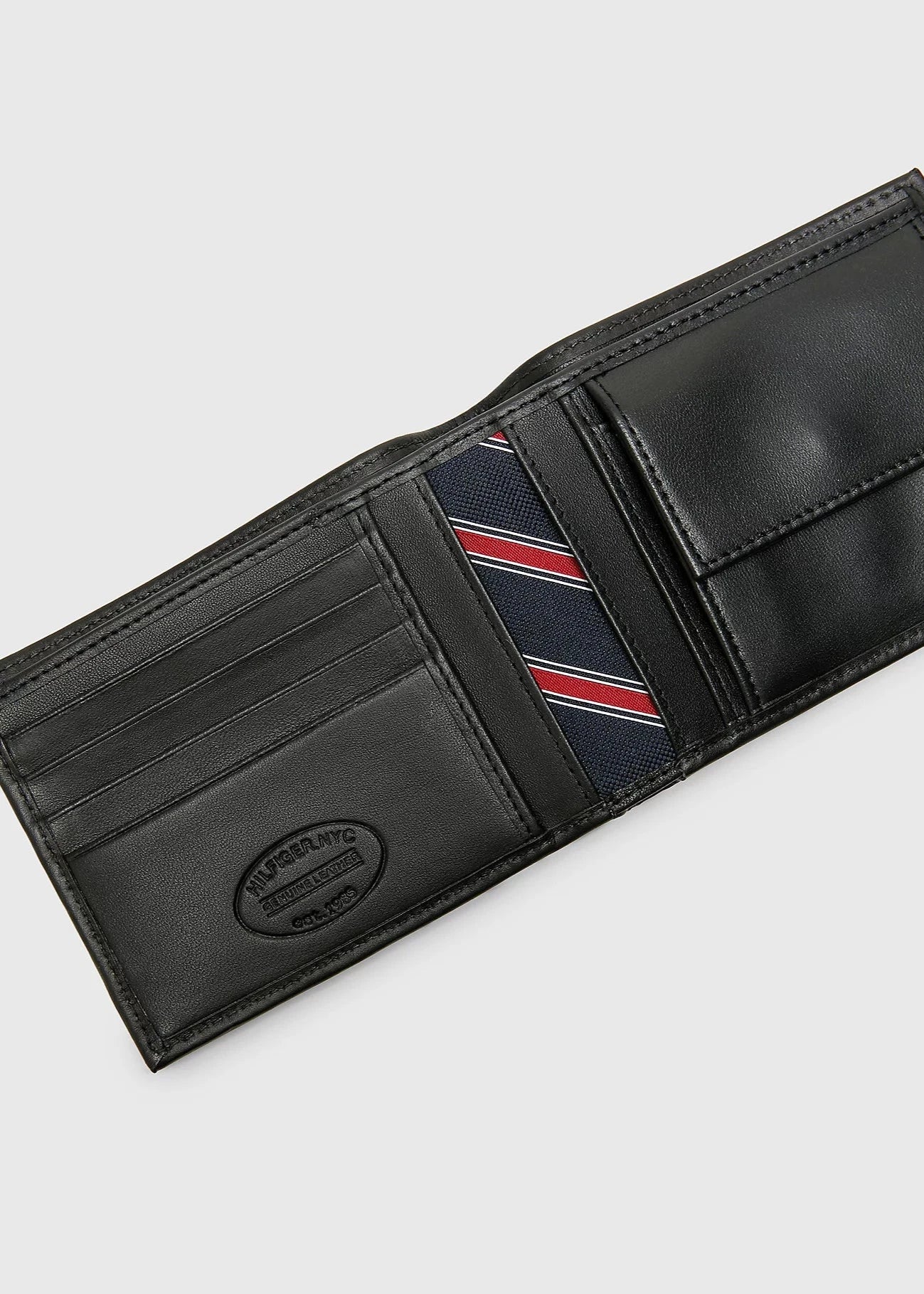 Coffret portefeuille et porte-clés Tommy Hilfiger noir | Georgespaul