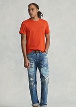 Charger l&#39;image dans la galerie, T-Shirt Ralph Lauren ajusté orange en jersey

