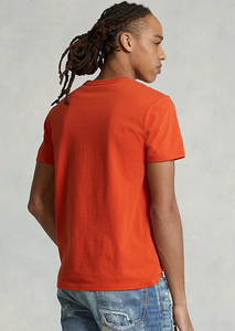 T-Shirt Ralph Lauren ajusté orange en jersey