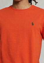 Laden Sie das Bild in den Galerie-Viewer, T-Shirt Ralph Lauren ajusté orange en jersey

