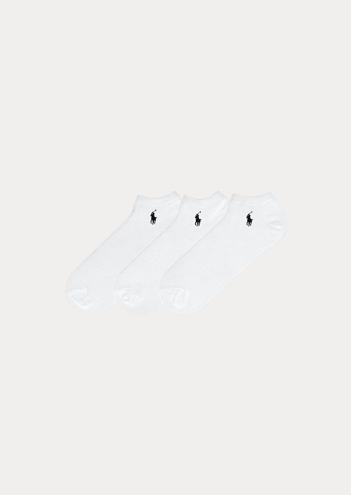 Lot de 3 paires de chaussettes Ralph Lauren blanches homme | Georgespaul