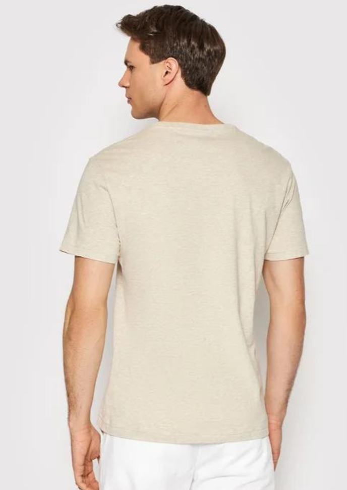 T-Shirt Ralph Lauren ajusté beige