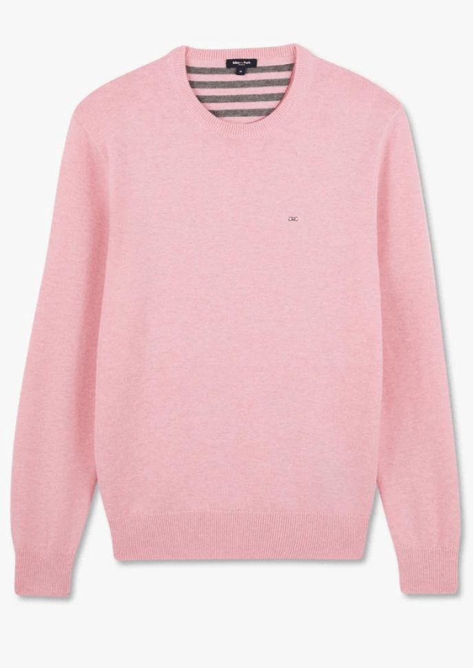 Pull Eden Park rose en laine - Georgespaul