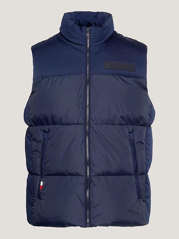 Doudoune sans manches Tommy Hilfiger marine - Georgespaul