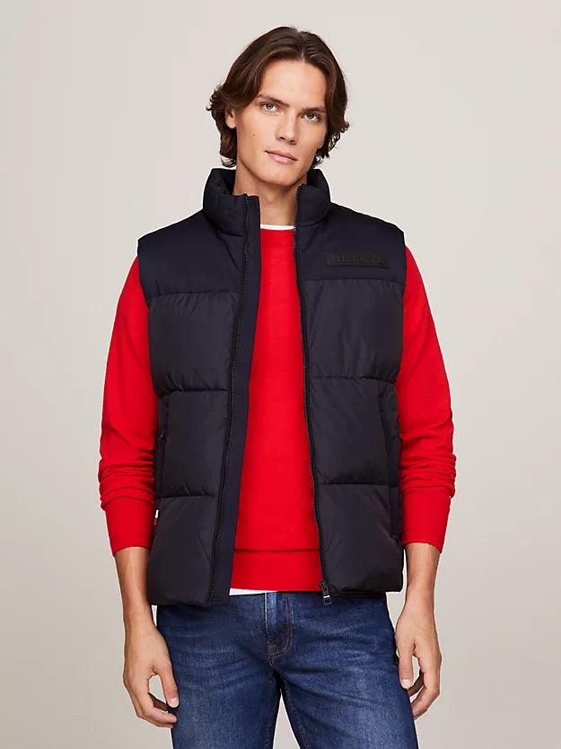 Doudoune sans manches Tommy Hilfiger marine - Georgespaul